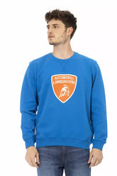 Automobili Lamborghini Blue Cotton Men Sweater -   -  Automobili Lamborghini.